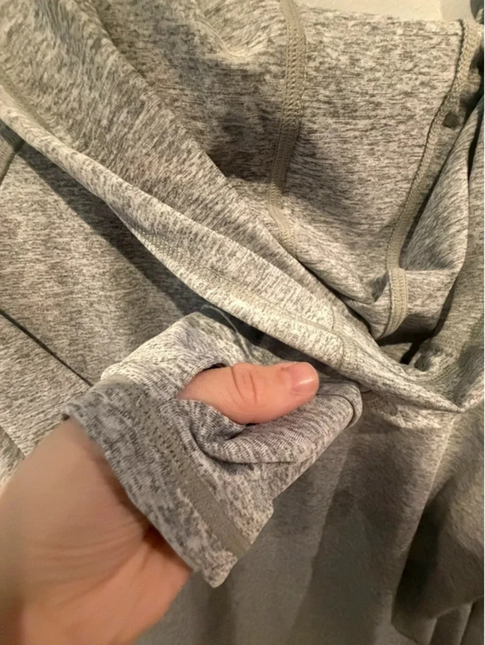 Women’s Hooded Open Front Jacket Gray XL NWT